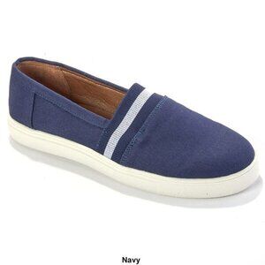 Stockton Slip On  Navy canvas Fashion Sneakers NIB